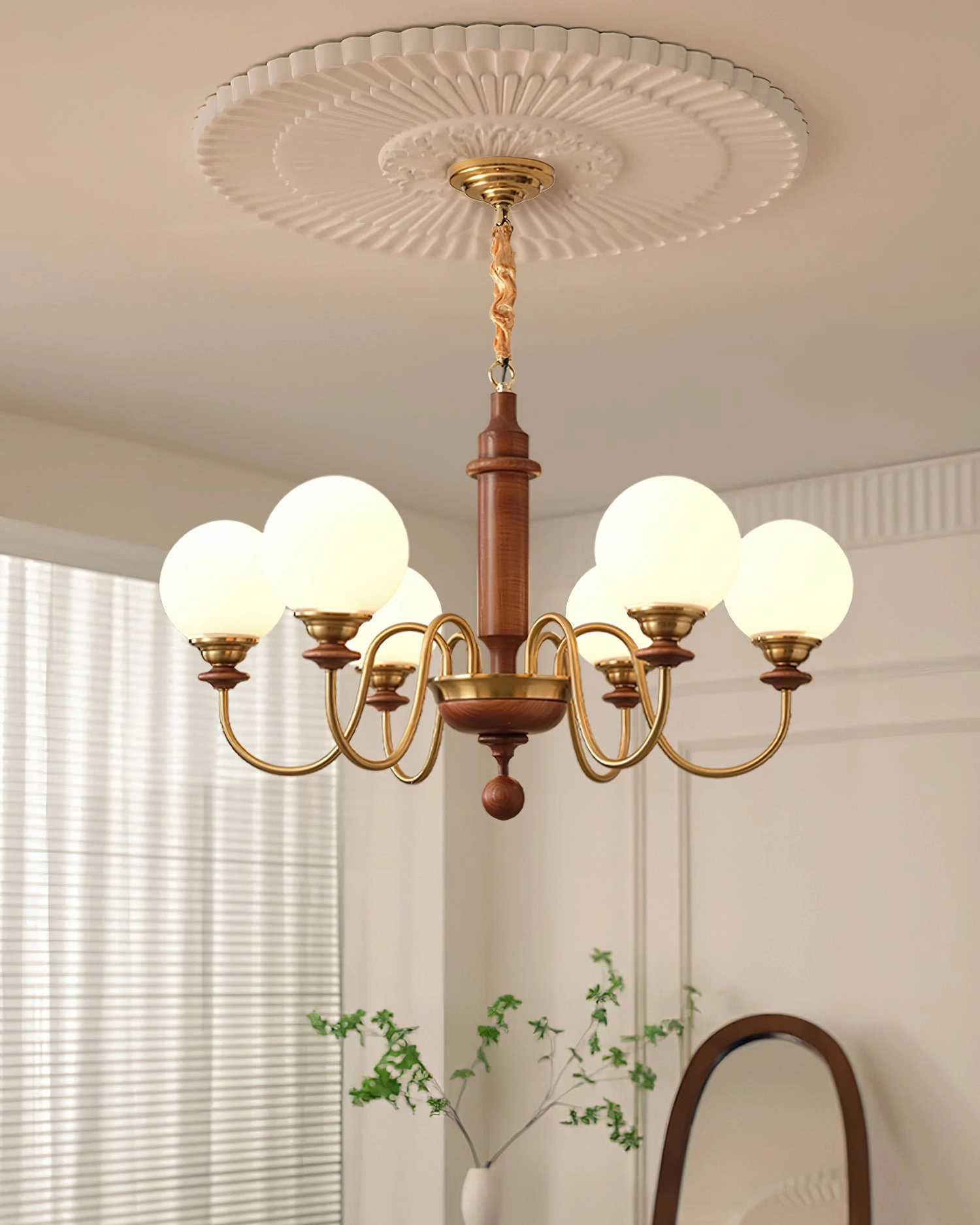 Colonial Grace Chandelier