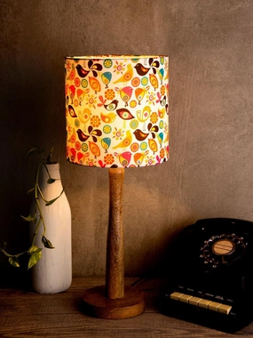 Colorful Birds Wooden Lamp Louis Poulsen chandelier