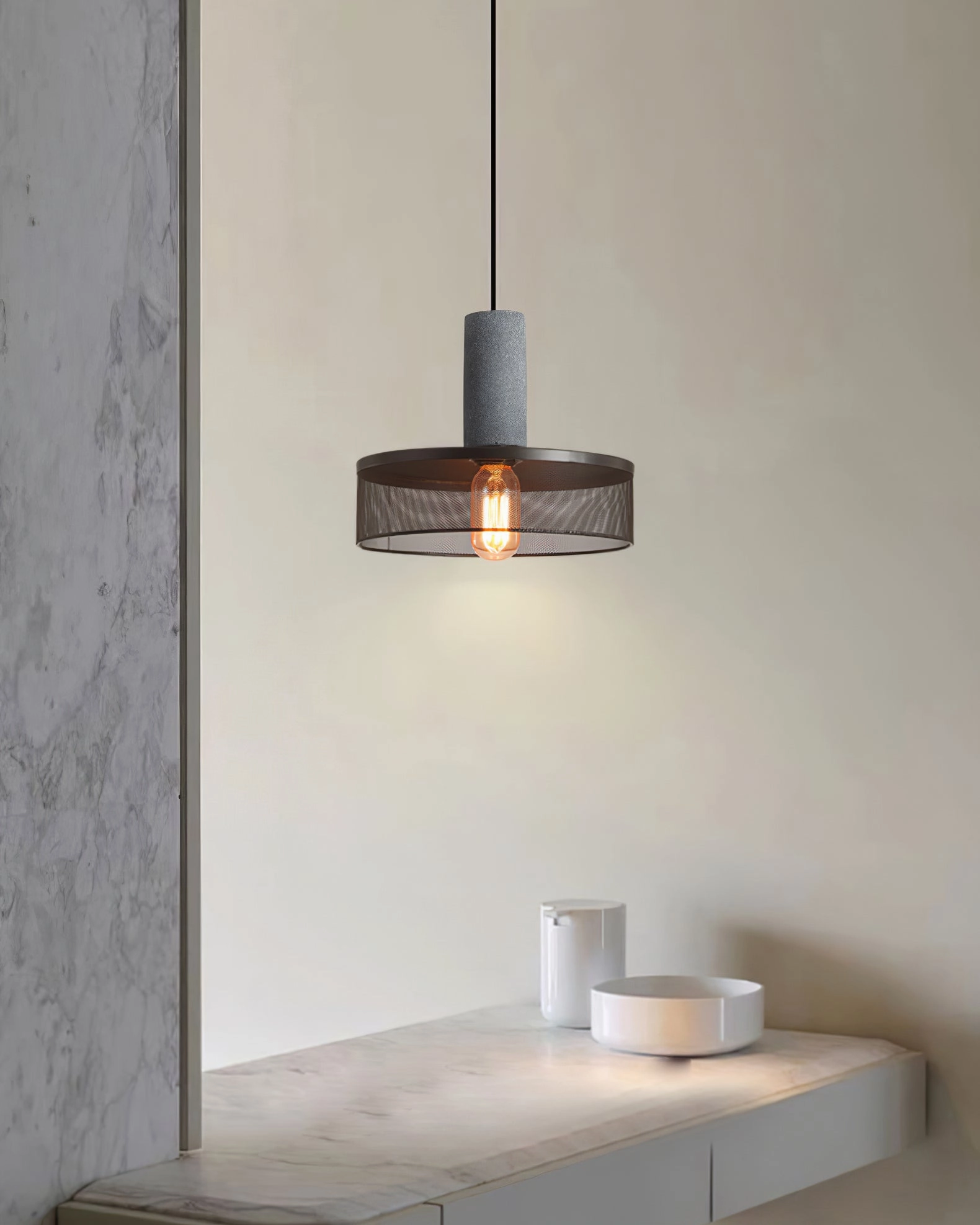 Concrete Industry Pendant Lamp