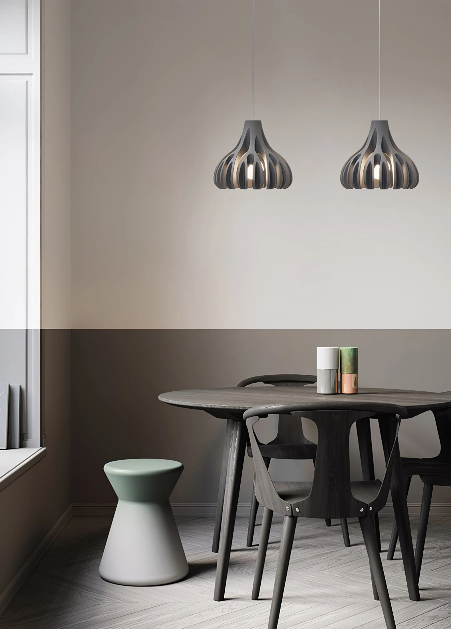 Coral Resin Pendant Lamp