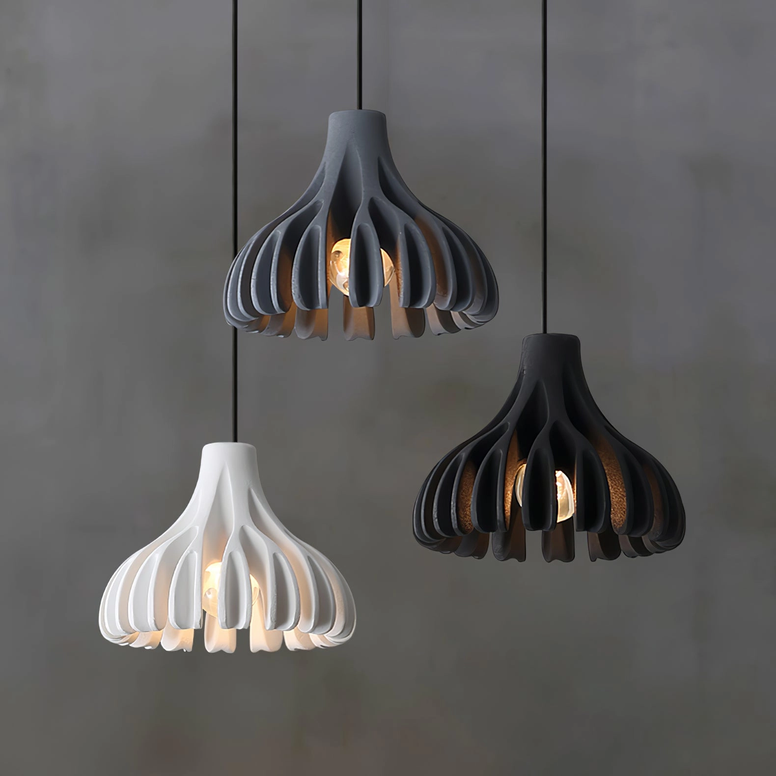 Coral Resin Pendant Lamp