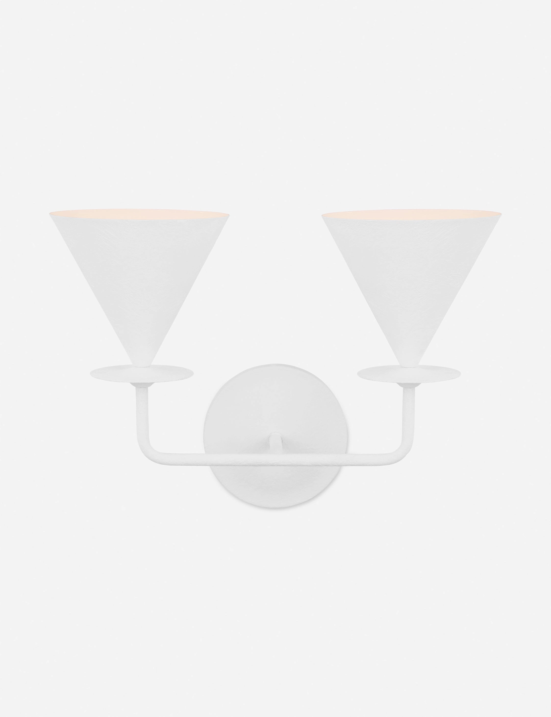Cornet Double Sconce by Christiane Lemieux