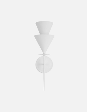 Cornet Sconce by Christiane Lemieux minimalist reading light