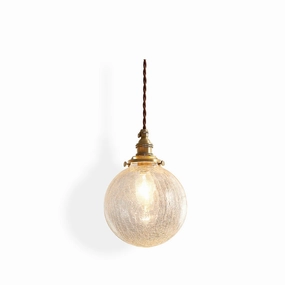 Crackle Glass Pendant Light minimalist ceiling light