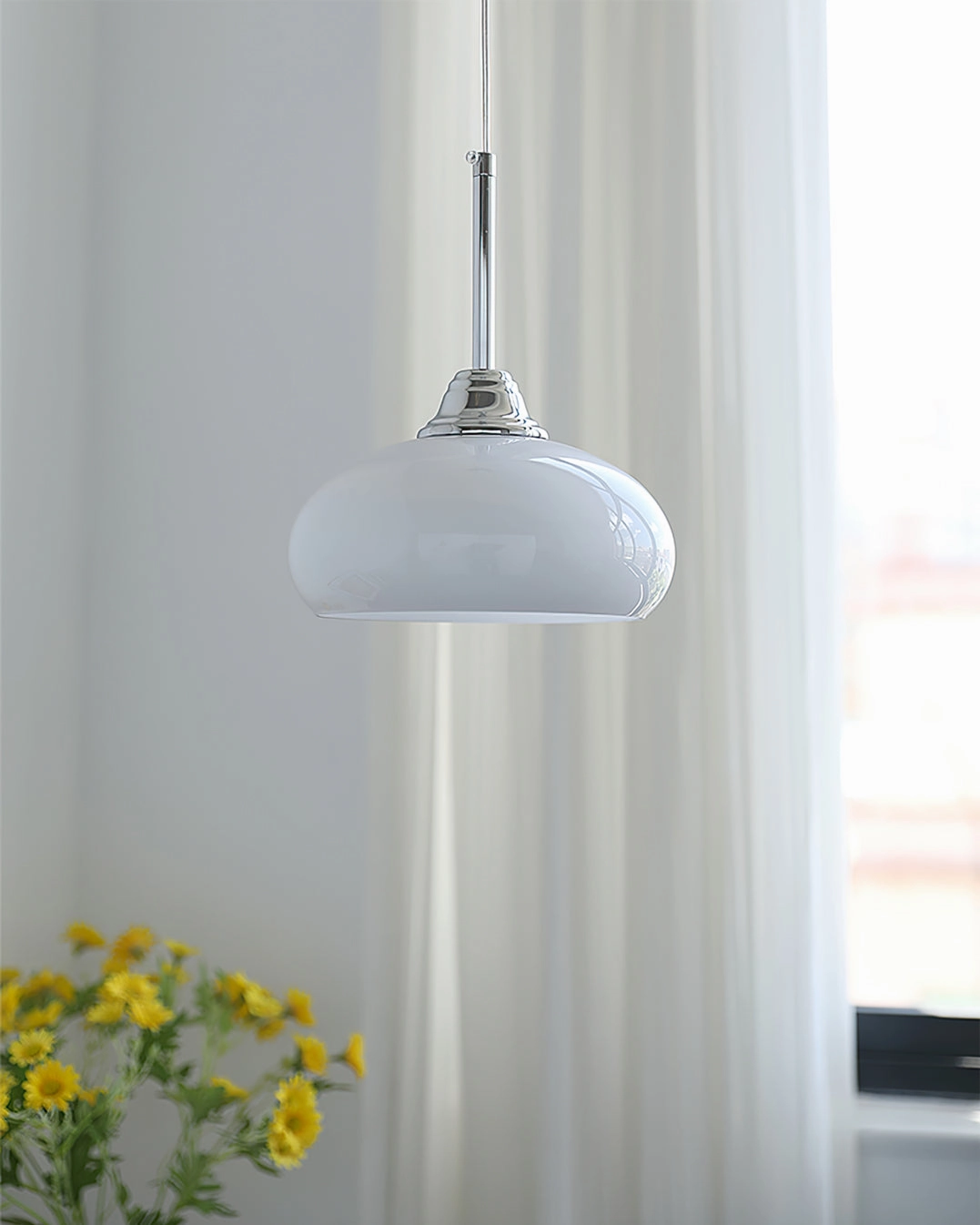 Cream Bell Pendant Lamp