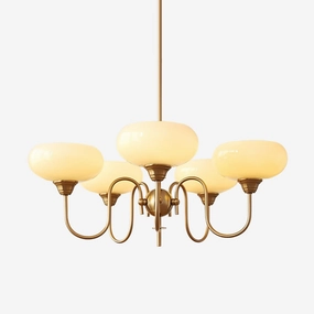 Creamy Persimmon Chandelier modern modeling table light