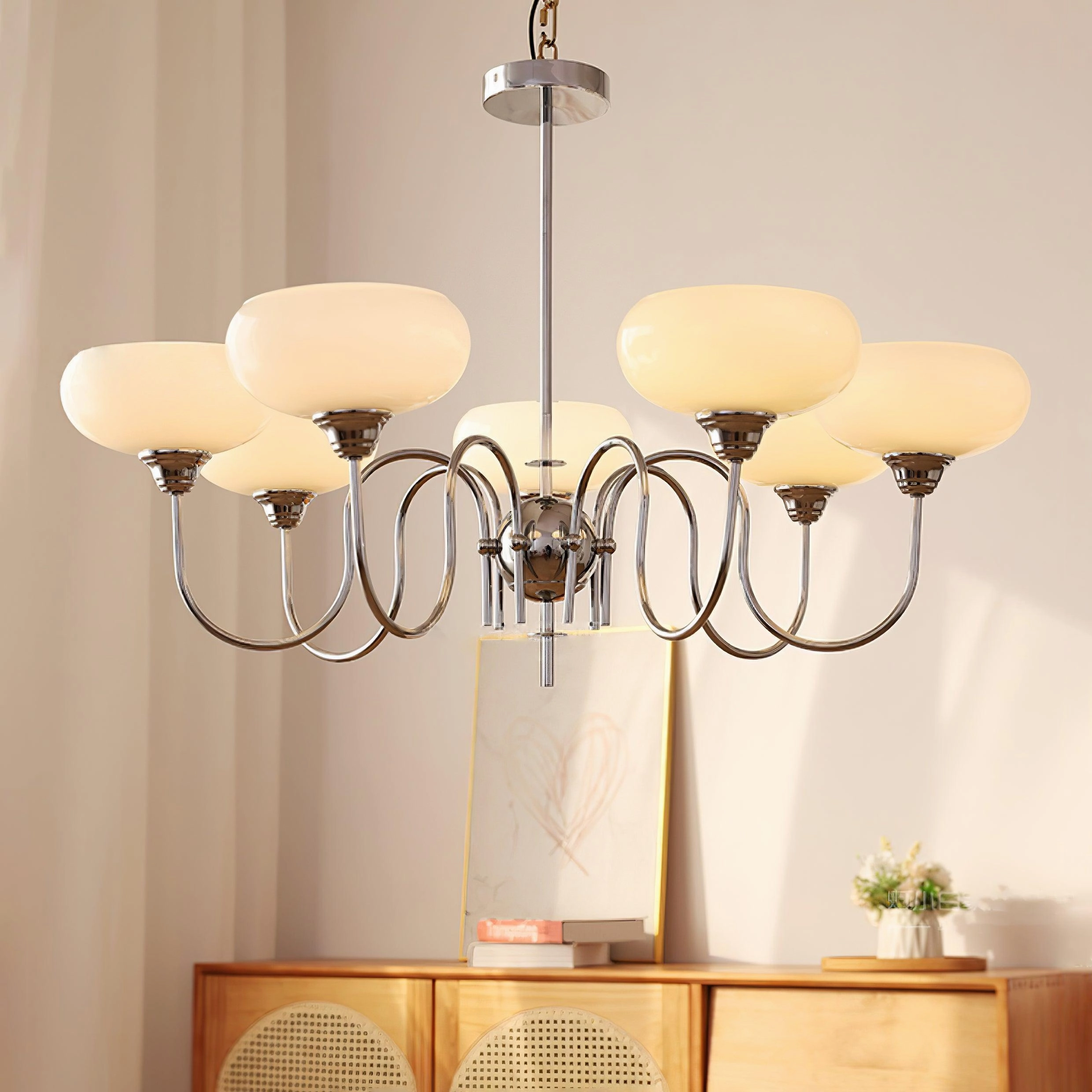 Creamy Persimmon Chandelier