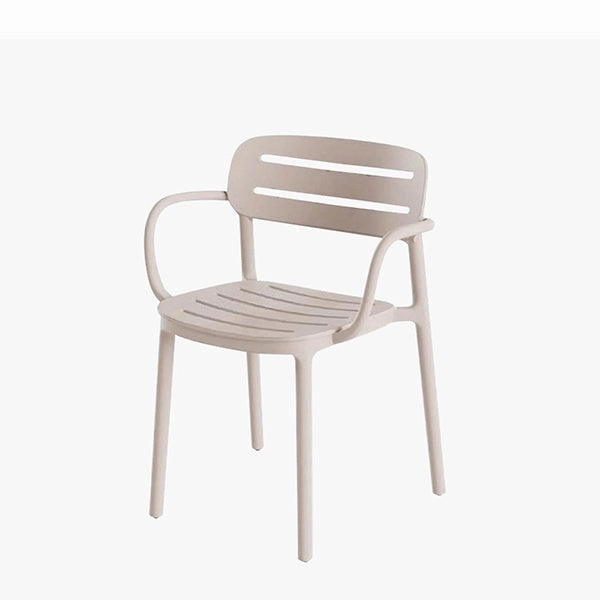 Croisette Chair with Armrests, Set of 4