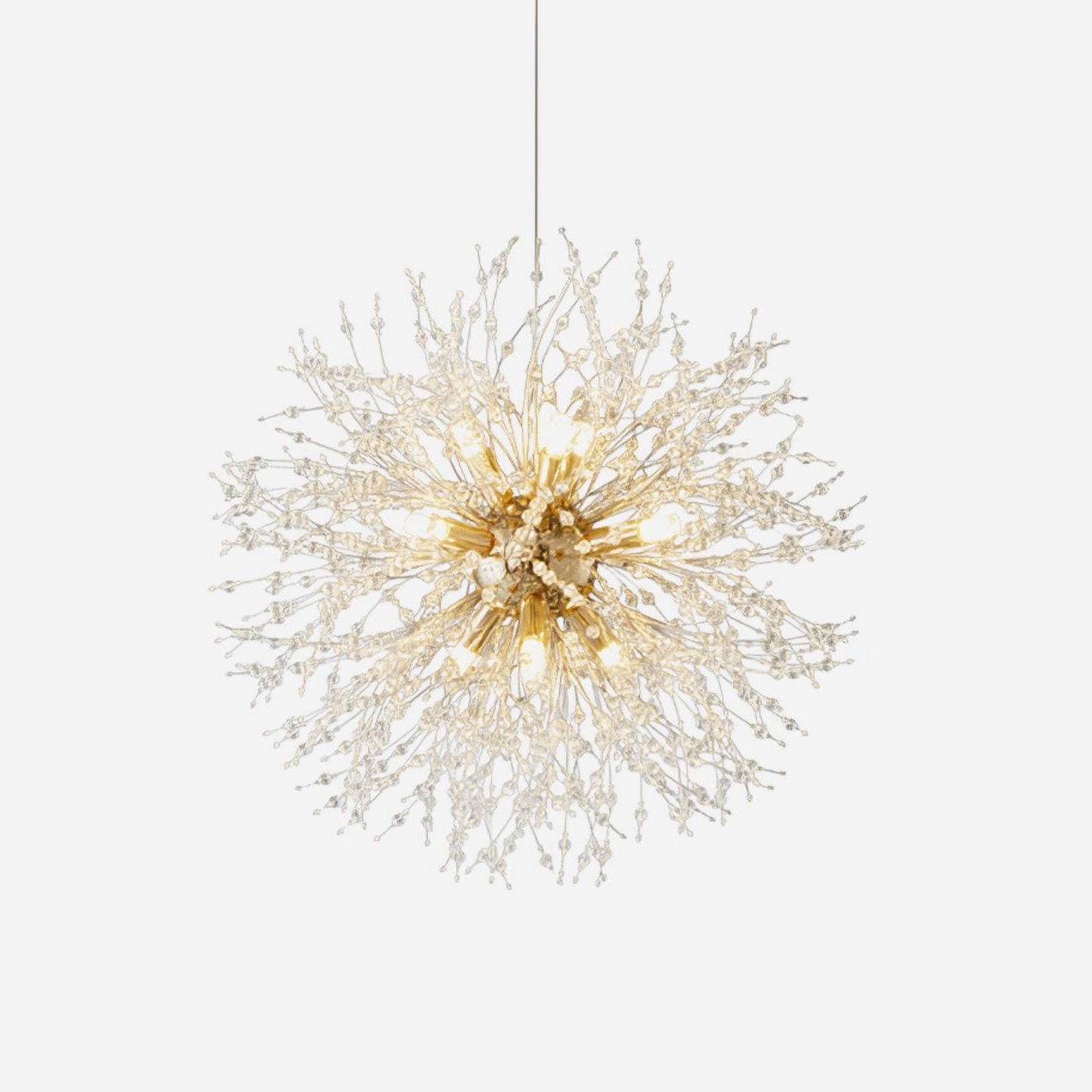 Crystal Dandelion Chandelier modern modeling table light