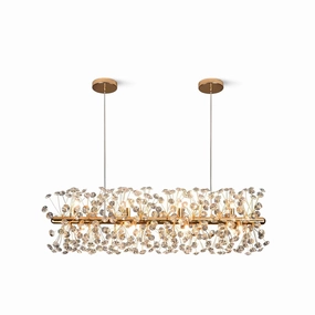 Crystal Firework Chandelier flowerpot LED lamp