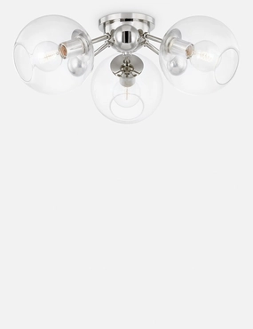 Crystal Semi-Flush Mount Light vintage desk lamp