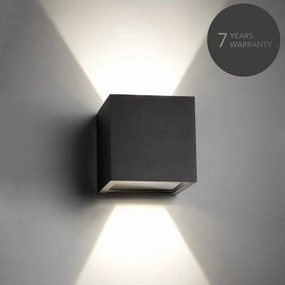 Cube D10 LED Sort - Udend?rslampe ambient lighting fixture