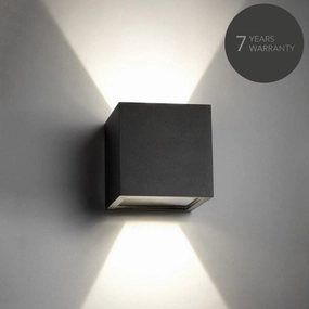 Cube XL D15 LED Sort - Udend?rslampe ambient lighting fixture