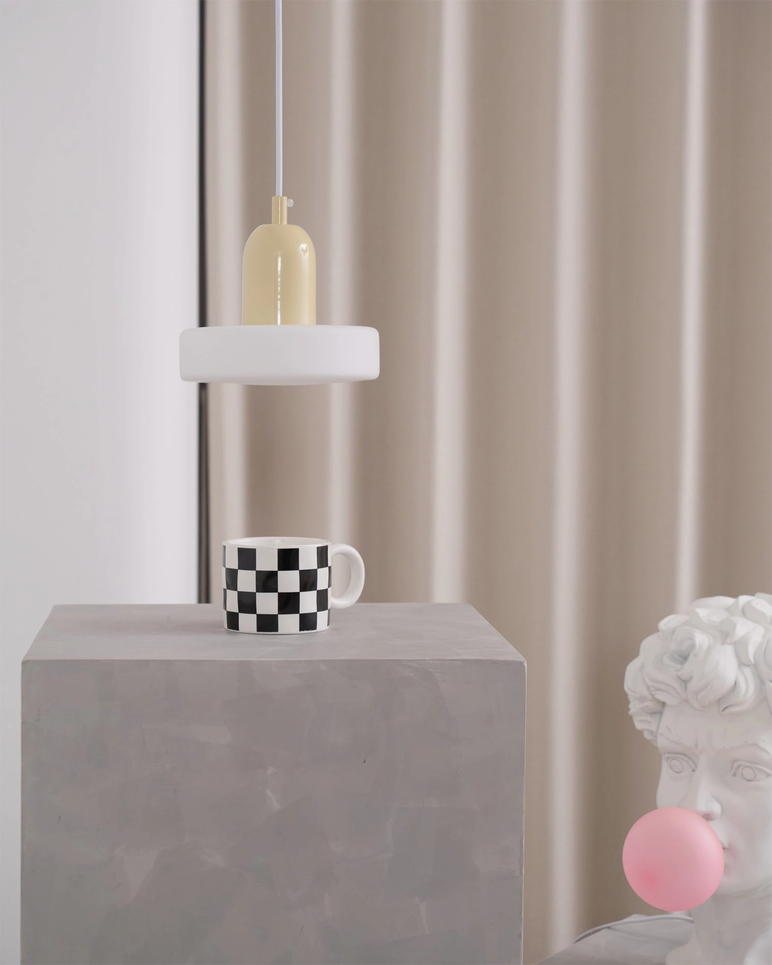 Curling Glass Pendant Lamp