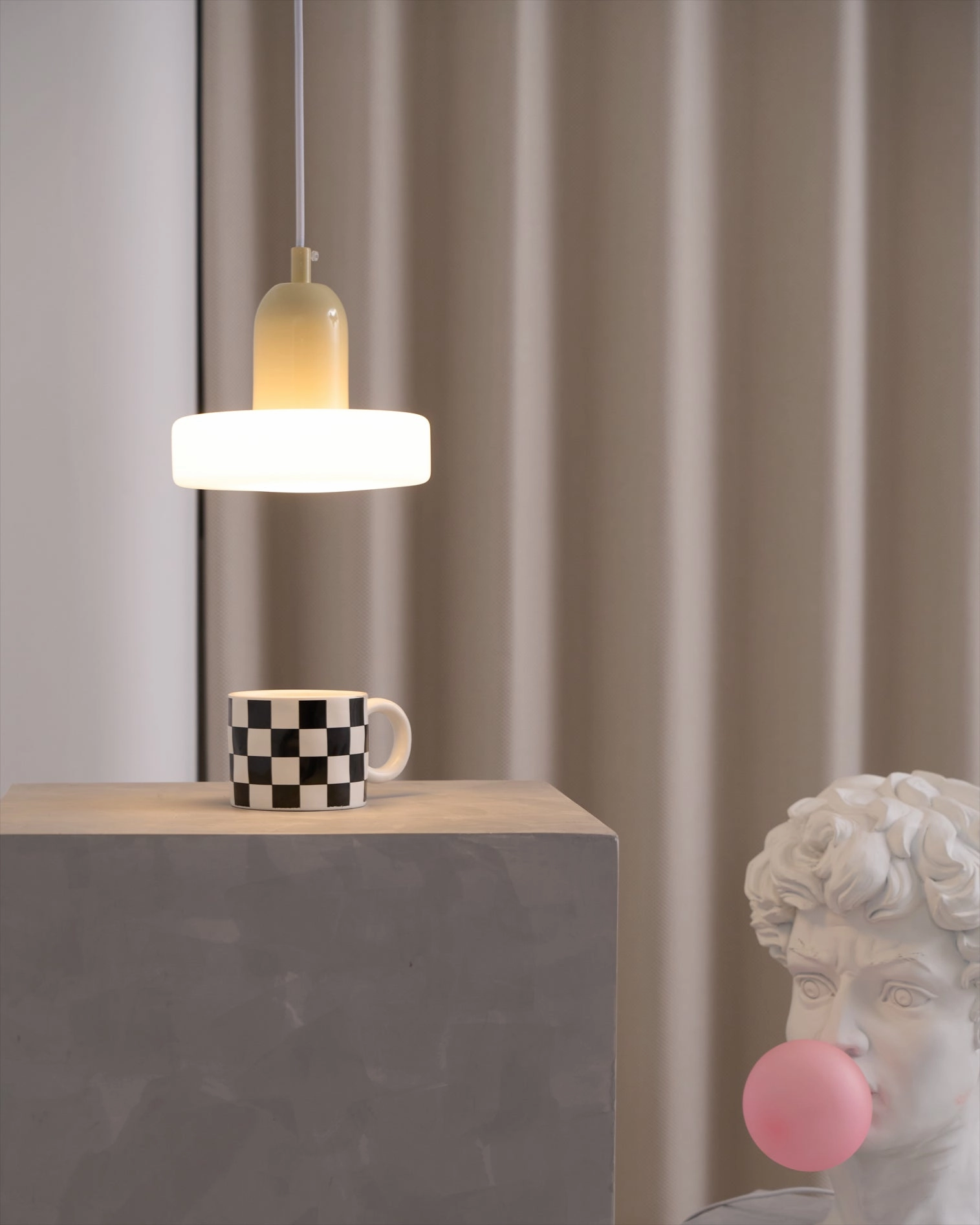 Curling Glass Pendant Lamp