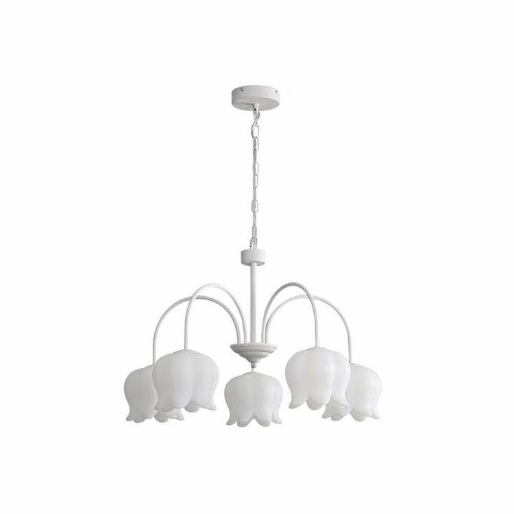 Curved Arm Bell Chandelier