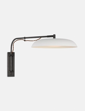 Cyrus Adjustable Plug-In Sconce by Amber Lewis minimalist reading light