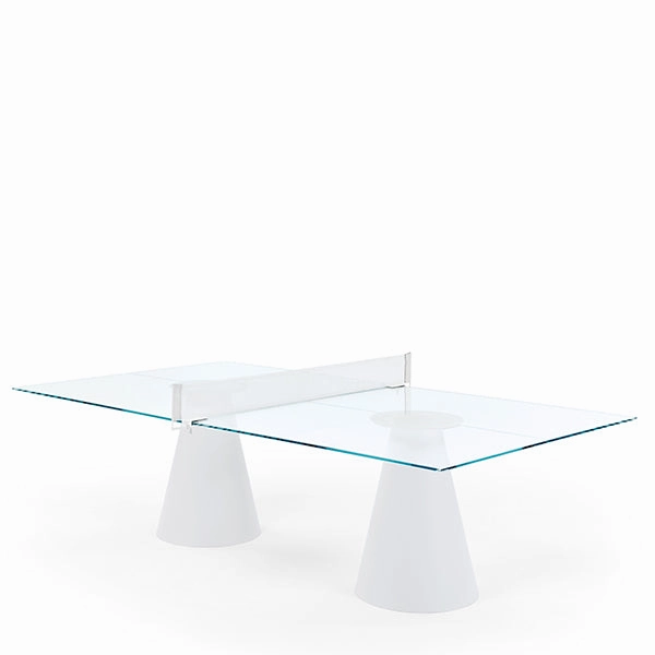 DADA ? GLASS TENNIS TABLE