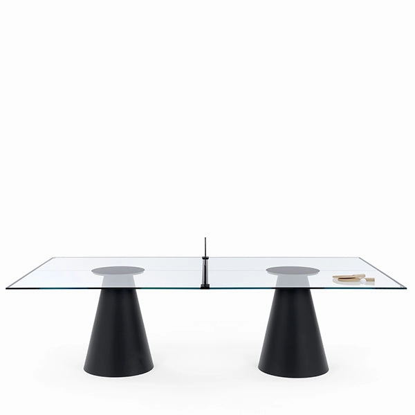 DADA ? GLASS TENNIS TABLE