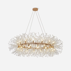 Dandelion Round Chandelier modern modeling table light