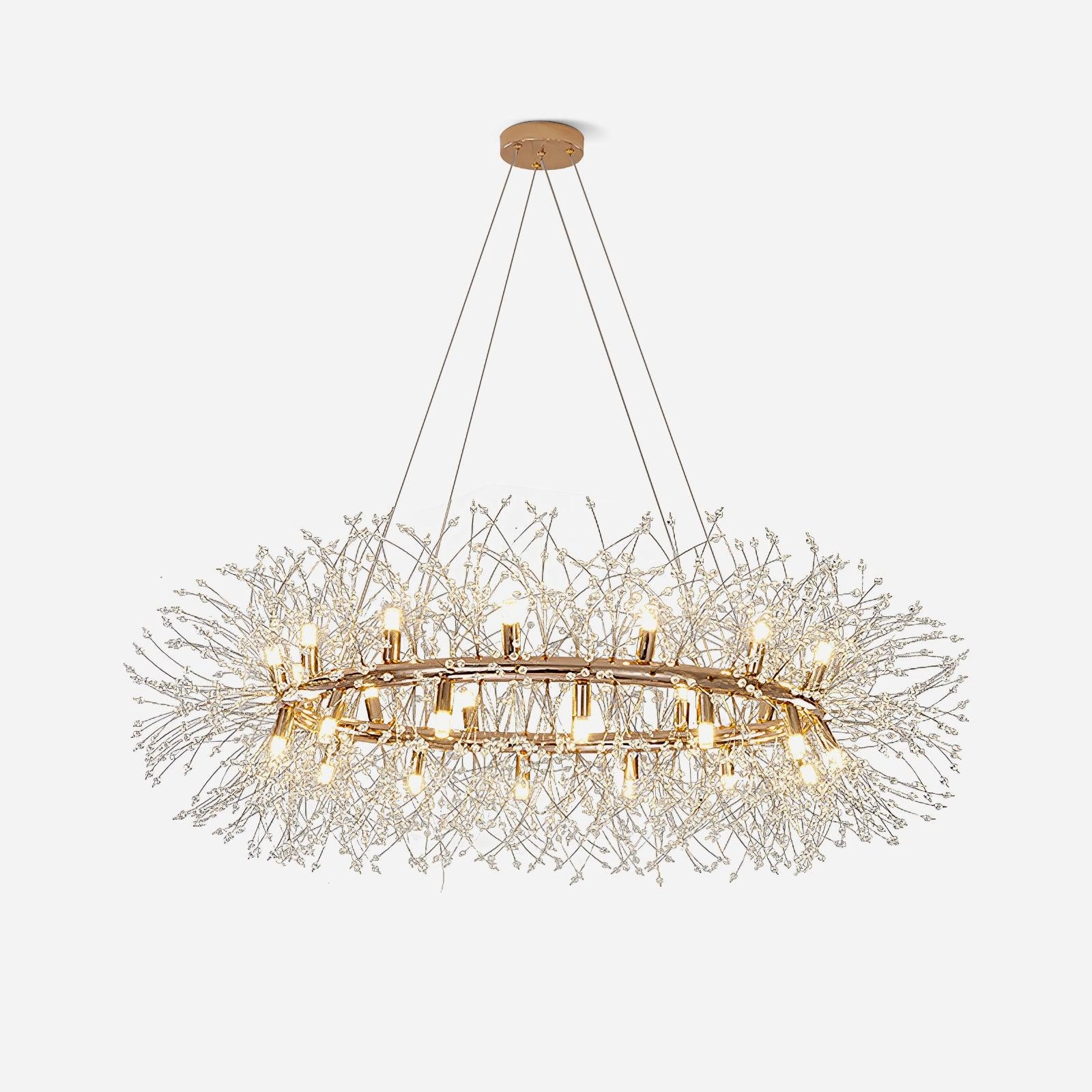 Dandelion Round Chandelier modern modeling table light
