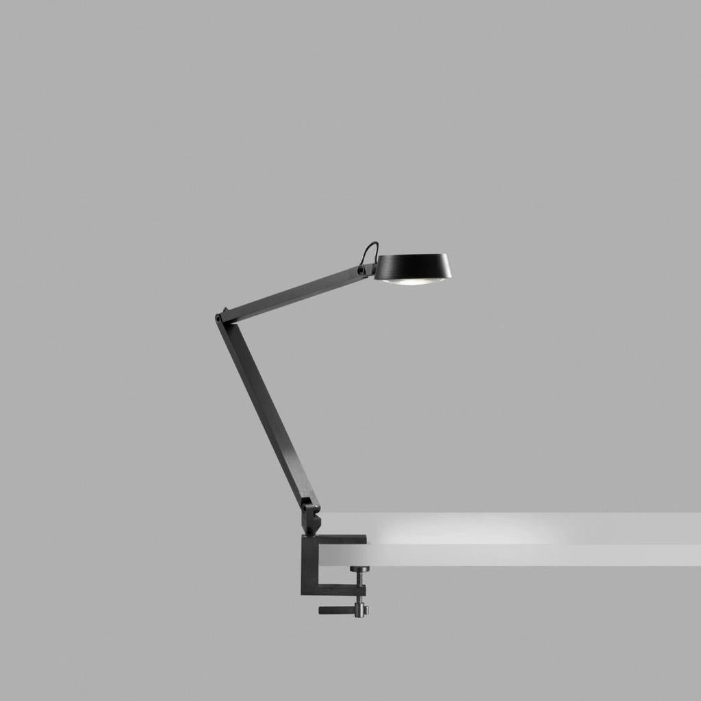 Dark T1 Bordlampe m/ klemme Carbon Sort - Light-Point
