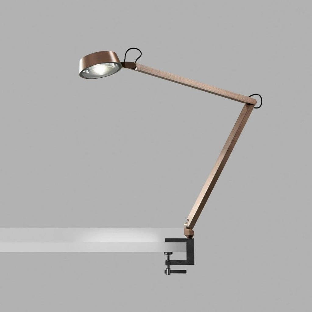 Dark T2 Bordlampe m/ klemme Rose Gold - Light-Point ambient lighting fixture