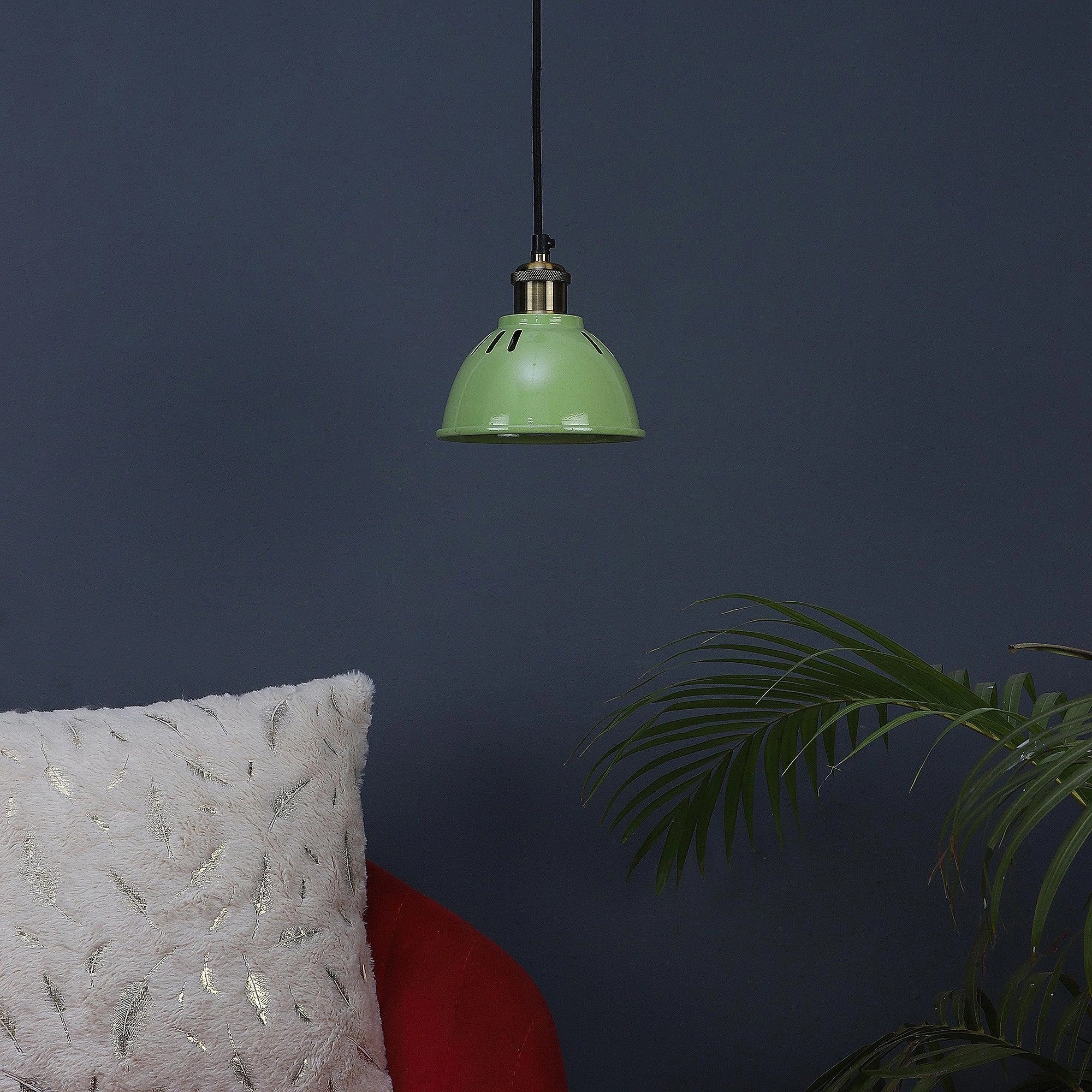 Darnar Green Metal Hanging Light by SS Lightings contemporary ceiling fixture