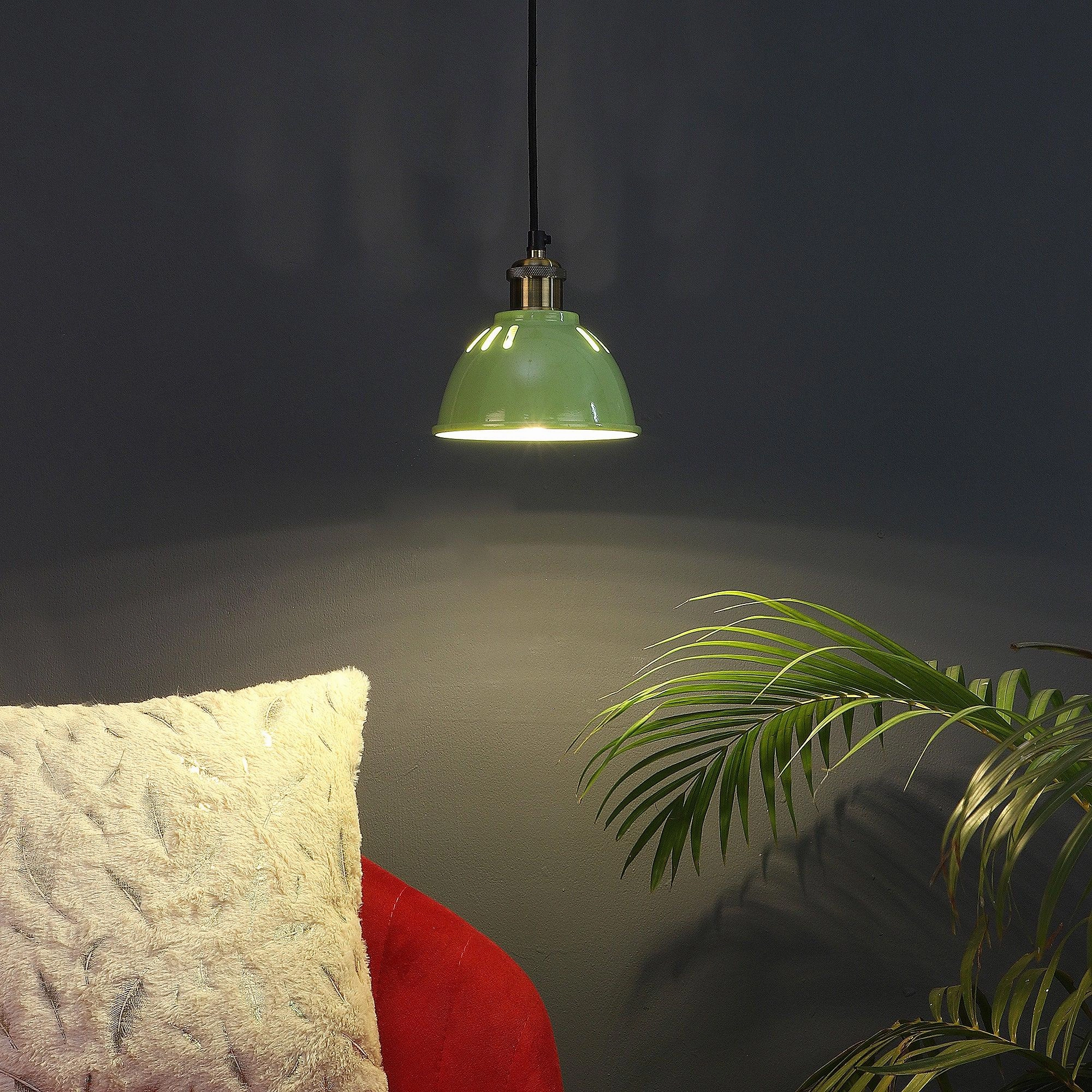 Darnar Green Metal Hanging Light by SS Lightings