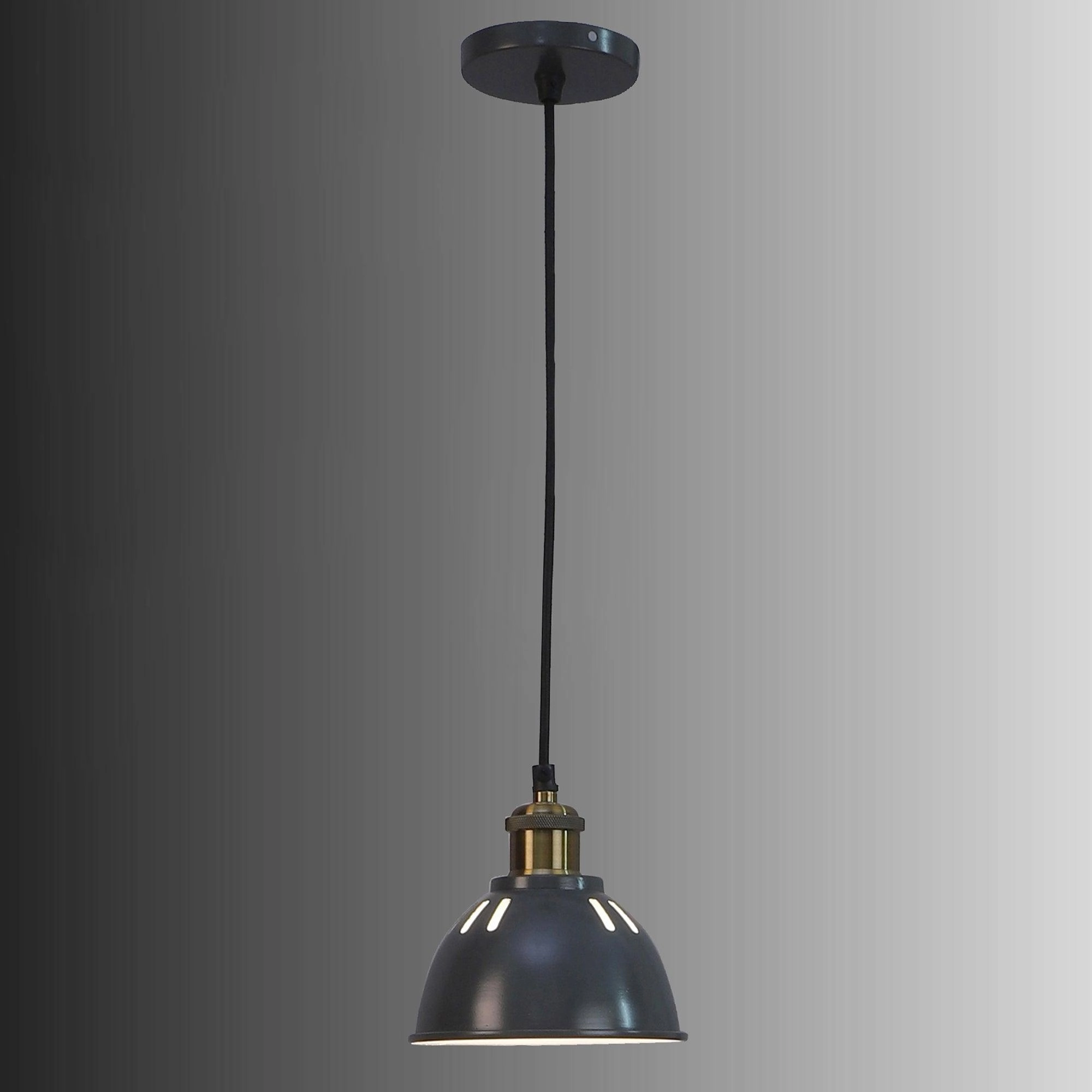 Darnar Grey Metal Hanging Light by SS Lightings