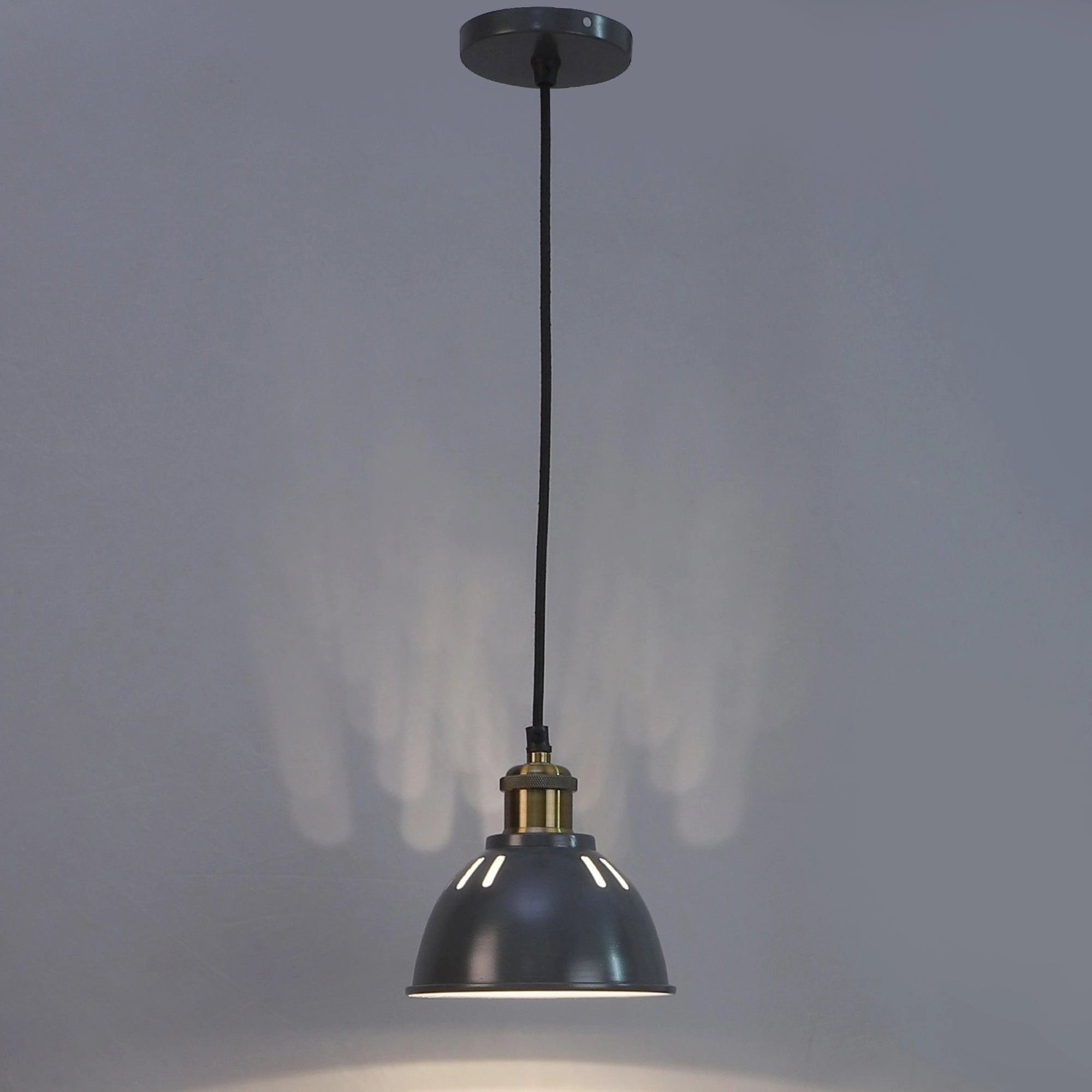 Darnar Grey Metal Hanging Light by SS Lightings