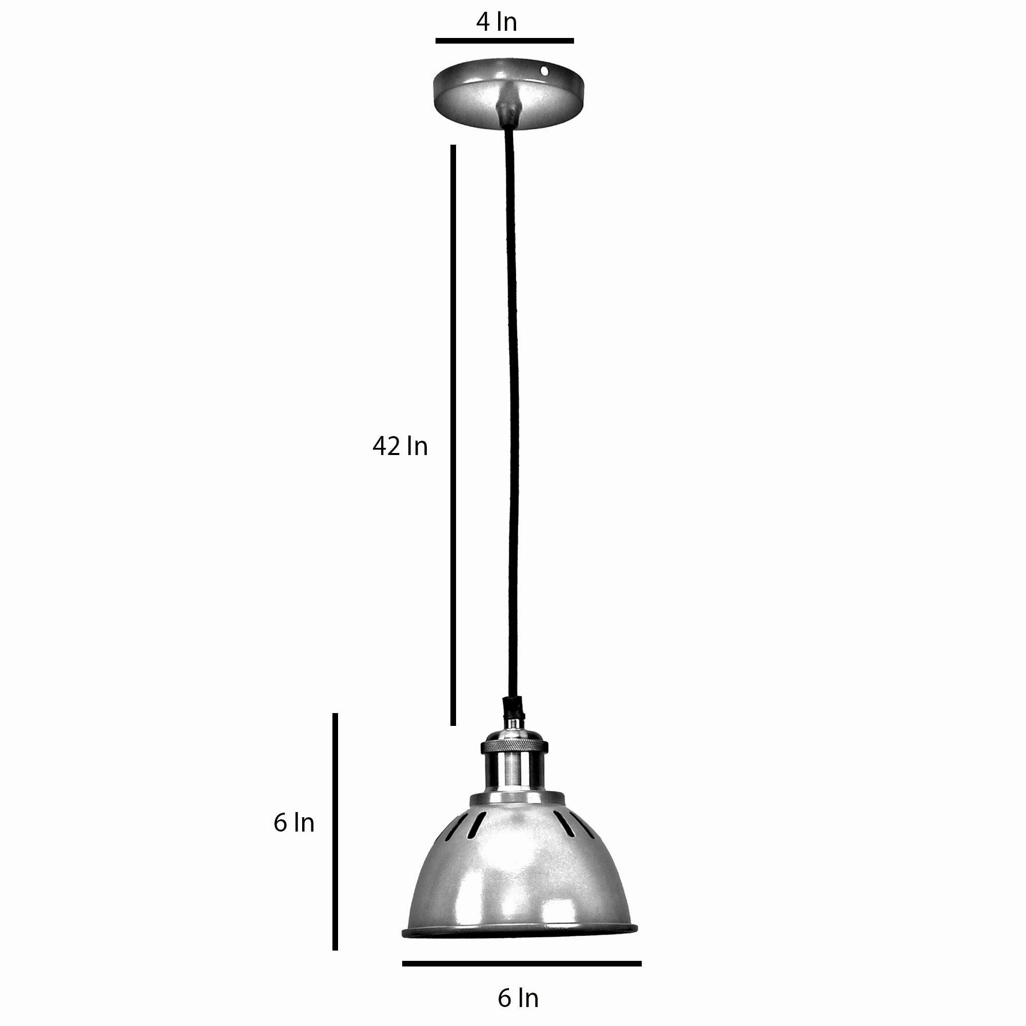 Darnar Grey Metal Hanging Light by SS Lightings