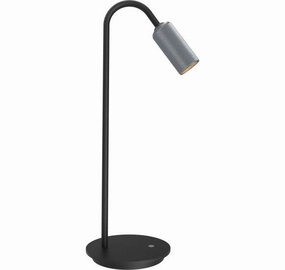 DECOR T1 BORDLAMPE SORT/MAT ALU LED ambient lighting fixture