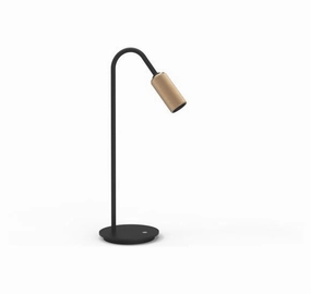 DECOR T1 BORDLAMPE SORT/MESSING LED ambient lighting fixture