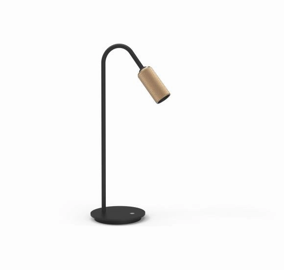 DECOR T1 BORDLAMPE SORT/MESSING LED ambient lighting fixture