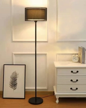 Decorative Modern Design Black Metal Floor Lamp For Home Decor Living Room Decoration garden LED light