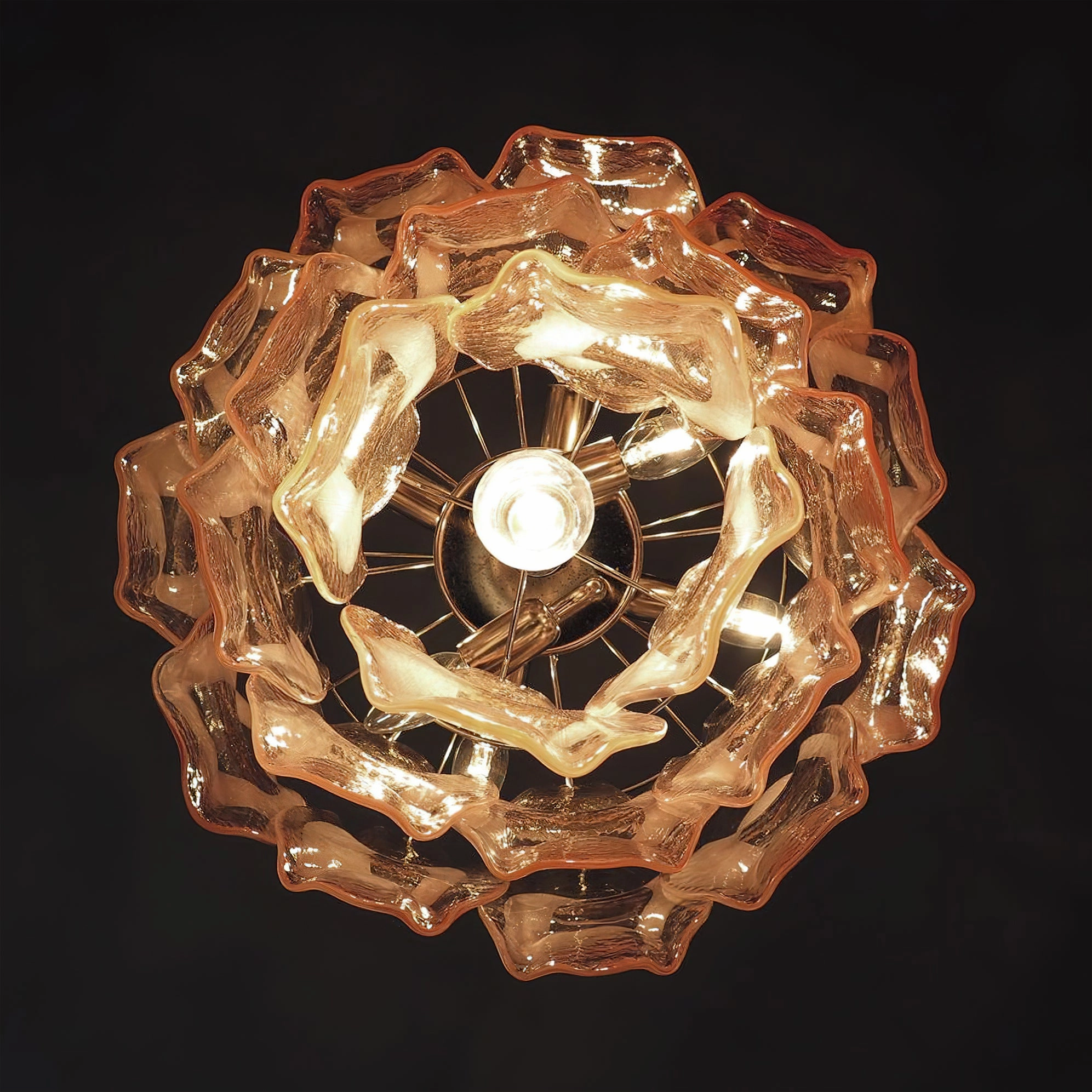 Delara Pink Chandelier