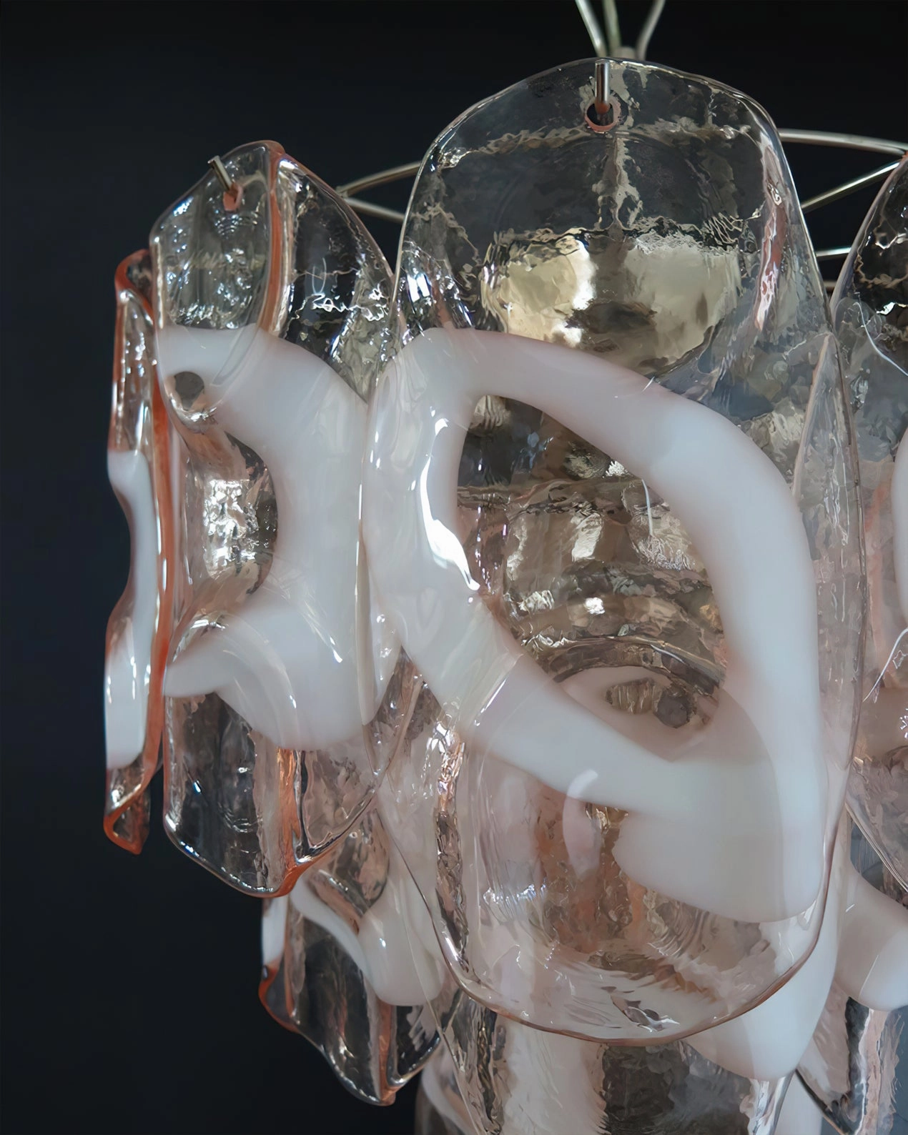Delara Pink Chandelier