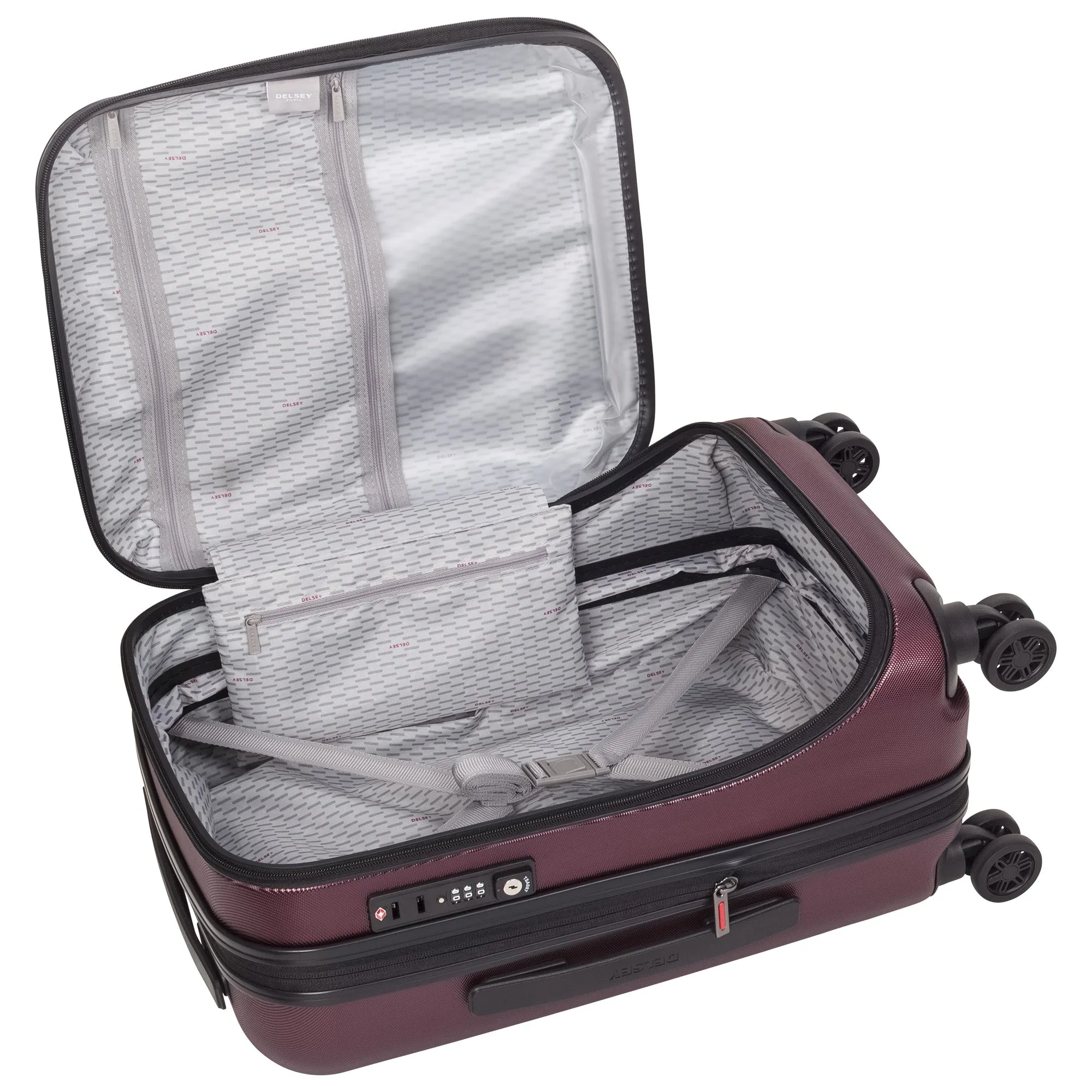 DELSEY Paris Cruise Hardside 19" 4-Wheel Carry-On Luggage Bags Delsey-Paris
