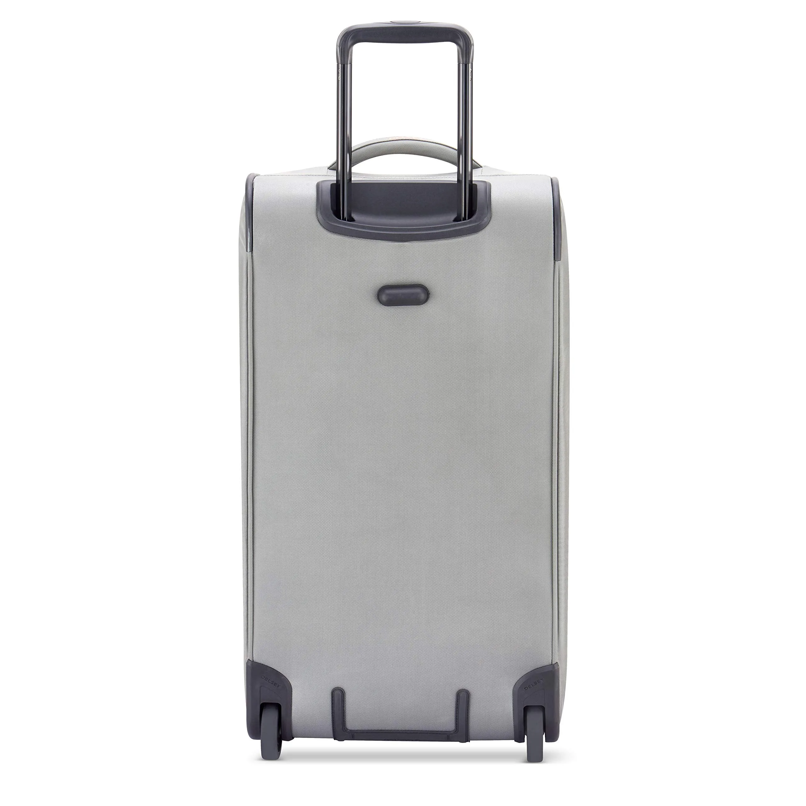 DELSEY Paris Egoa Rolling Travel Duffel Bag with 100% Recycled Materials, Light Gray, Checked-Medium 25 Inch Bags Delsey-Paris