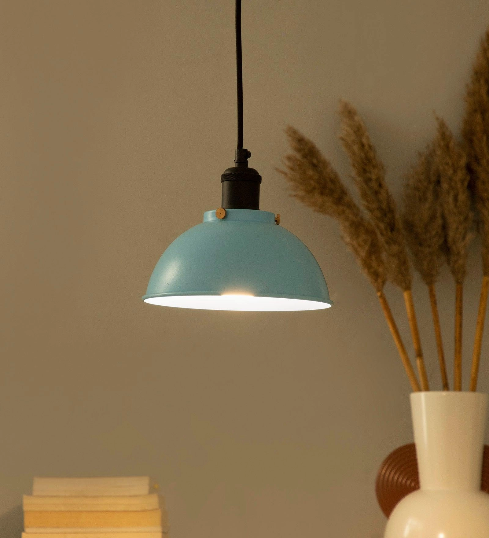 Denmark Blue Pendant Light contemporary ceiling fixture