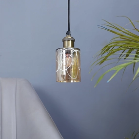 Dexter Transparent Glass Hanging Light by SS Lightings contemporary ceiling fixture