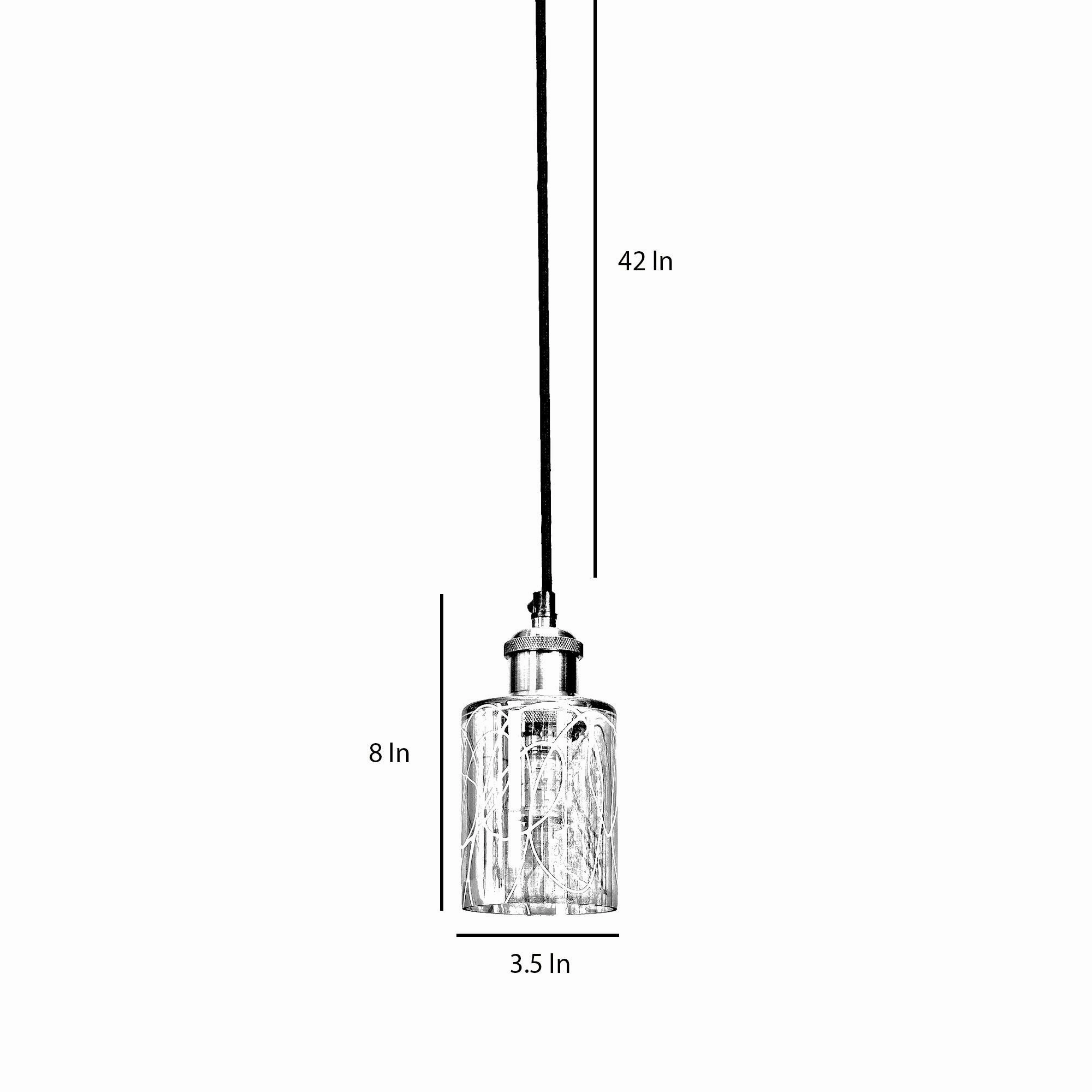 Dexter Transparent Glass Hanging Light by SS Lightings