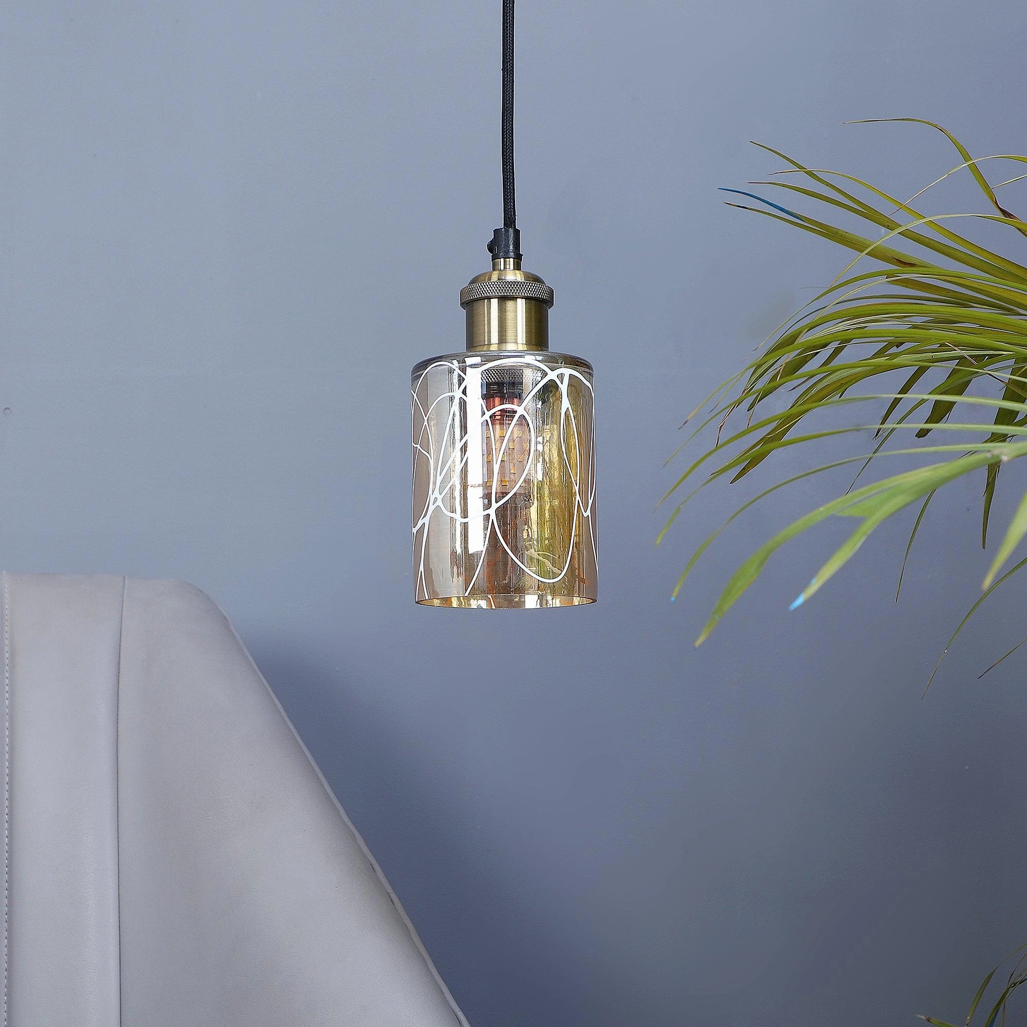 Dexter Transparent Glass Hanging Light by SS Lightings contemporary ceiling fixture