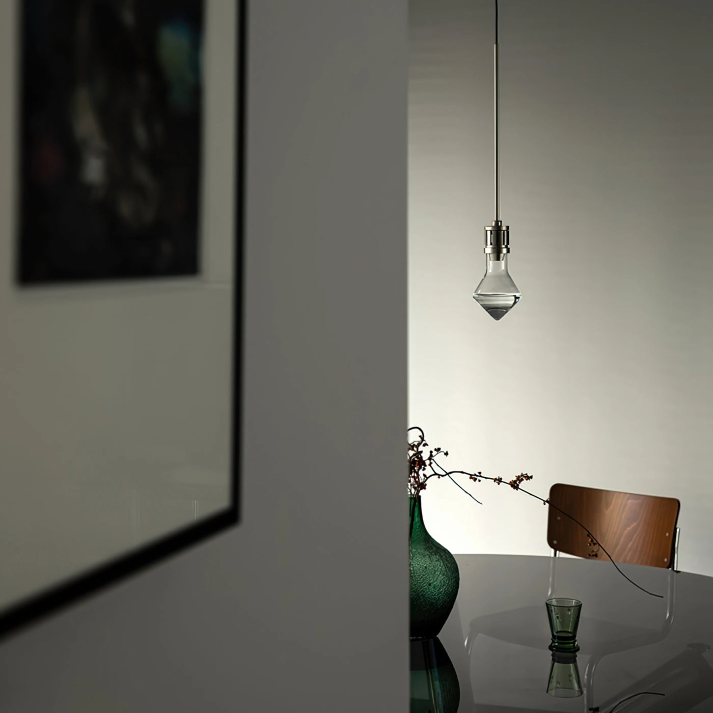 Diamond Glass Pendant Lamp