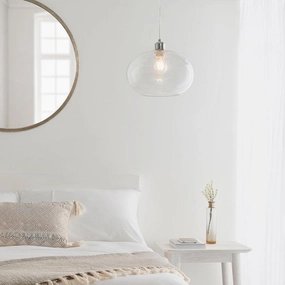 Dimitri 1 Light Clear Ceiling Pendant Light - shade only simple ceiling design light