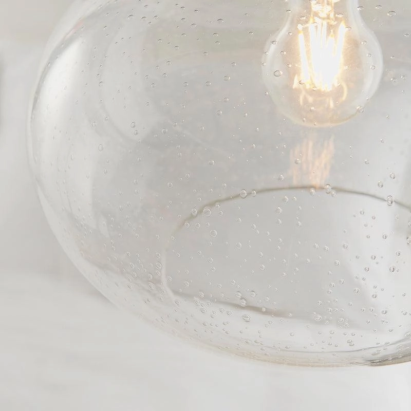 Dimitri 1 Light Clear Ceiling Pendant Light - shade only