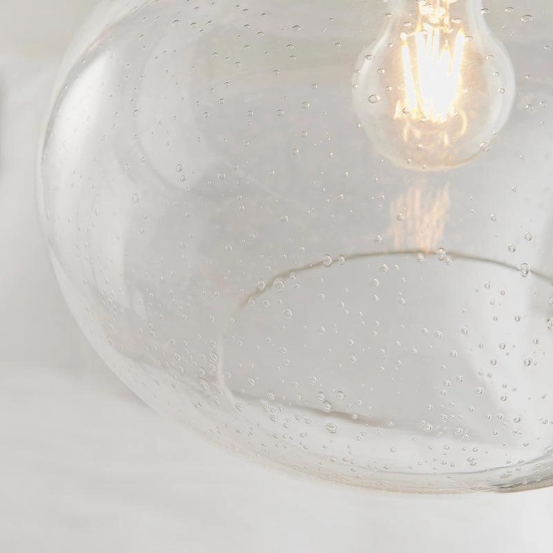 Dimitri 1 Light Clear Ceiling Pendant Light - shade only