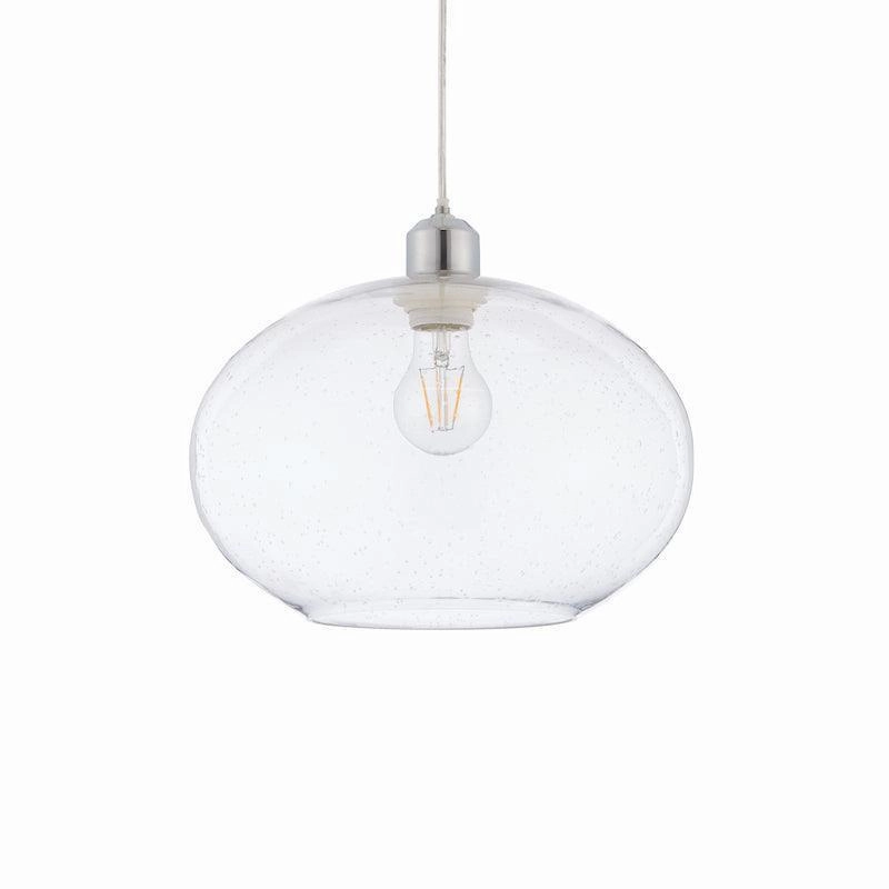 Dimitri 1 Light Clear Ceiling Pendant Light - shade only