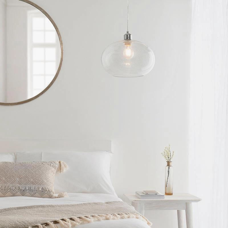 Dimitri 1 Light Clear Ceiling Pendant Light - shade only simple ceiling design light